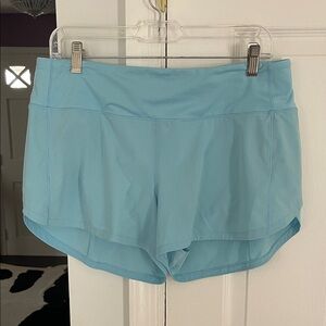 Lululemon Athletica Sky Blue speed up Athletic Shorts